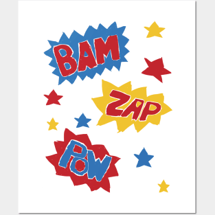 Bam Zap Pow Posters and Art